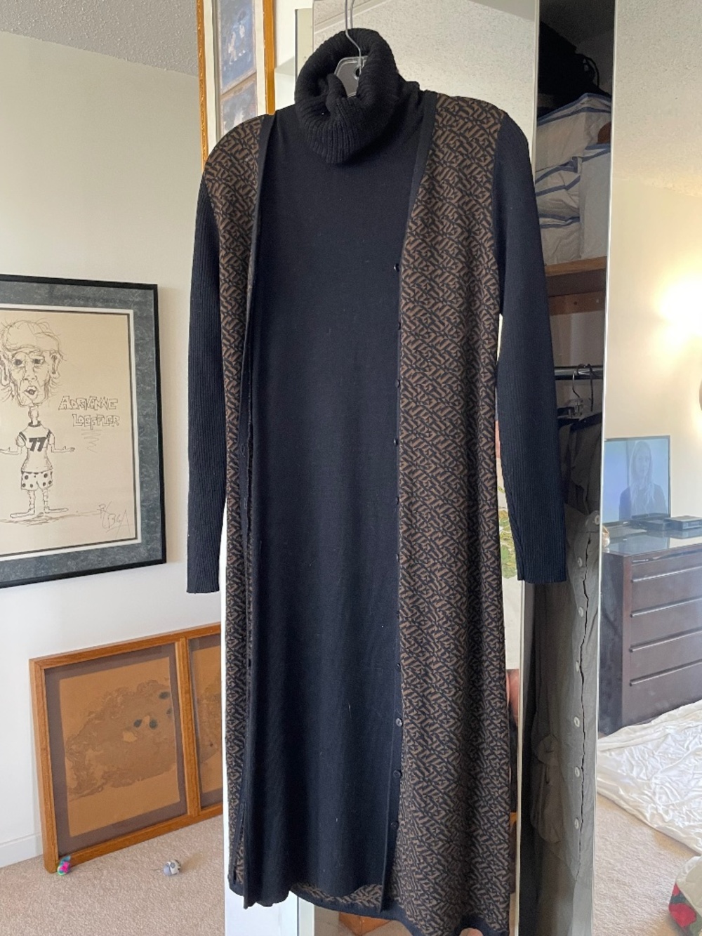 ann Klein dress and sweater   the sweater can also be worn as a dress